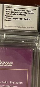 NES Mendel Palace Factory Sealed Nintendo (WATA Grade 7.0 B+) Pok&eacute;mon Creator