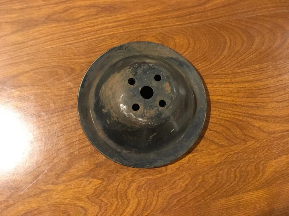 Bomba de agua Chevy de bloque pequeño polea de ranura única Camaro Chevelle Corvette Foto 2 de 2