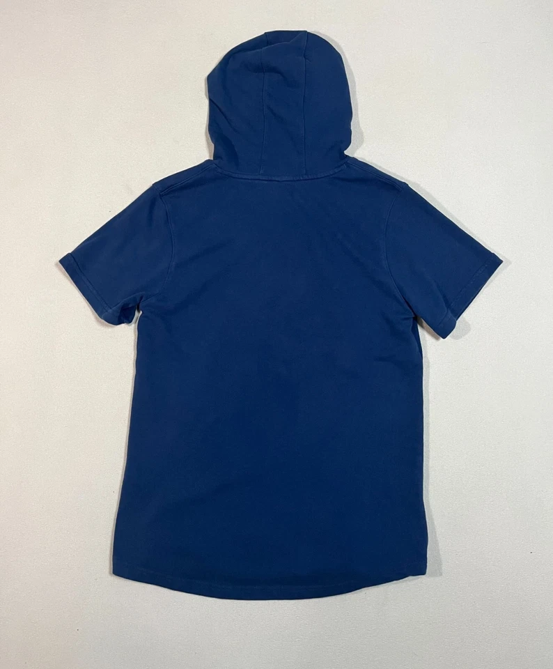 Under Armour UA Project Rock Iron Paradise Boys youth sz XL Short Sleeve Hoodie - Image 3 of 4