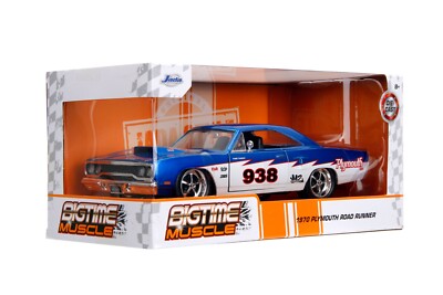 Jada 1:24 Big Time Muscle -1970 Plymouth Road Runner - 938 - blau - 35030