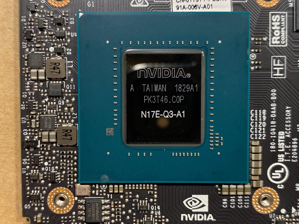 NEW Dell Precision 7720 Nvidia Quadro P4000 8GB DDR5 Video Graphics Card 1YJYY - Image 3 of 4