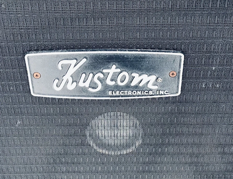 "Par de altavoces PA vintage Kustom 302-PA Naugahyde Tuck & Roll 57""x17""x11,5""" Foto 3 de 4
