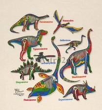 DINO GLOW-Dinosaurs T Rex Jurassic Glow in the Dark Kids T shirt NEW 4T-L 14-16