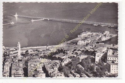 CPSM Algeria Philippeville Aerial View Of The Port Edit Combier Ca1958
