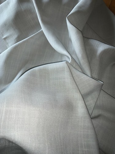 Tissu moderne coton tissé gris larg 88 cm x H 185 cm réf B76 - Picture 3 of 4