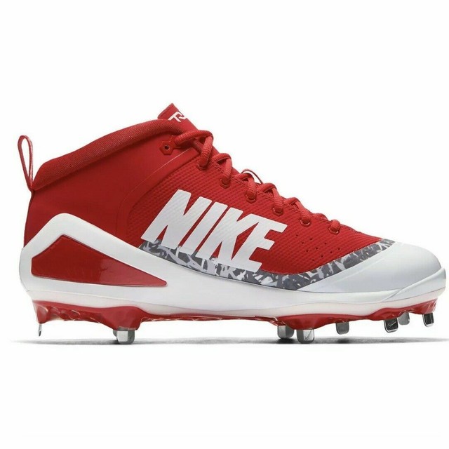 nike trout cleats red
