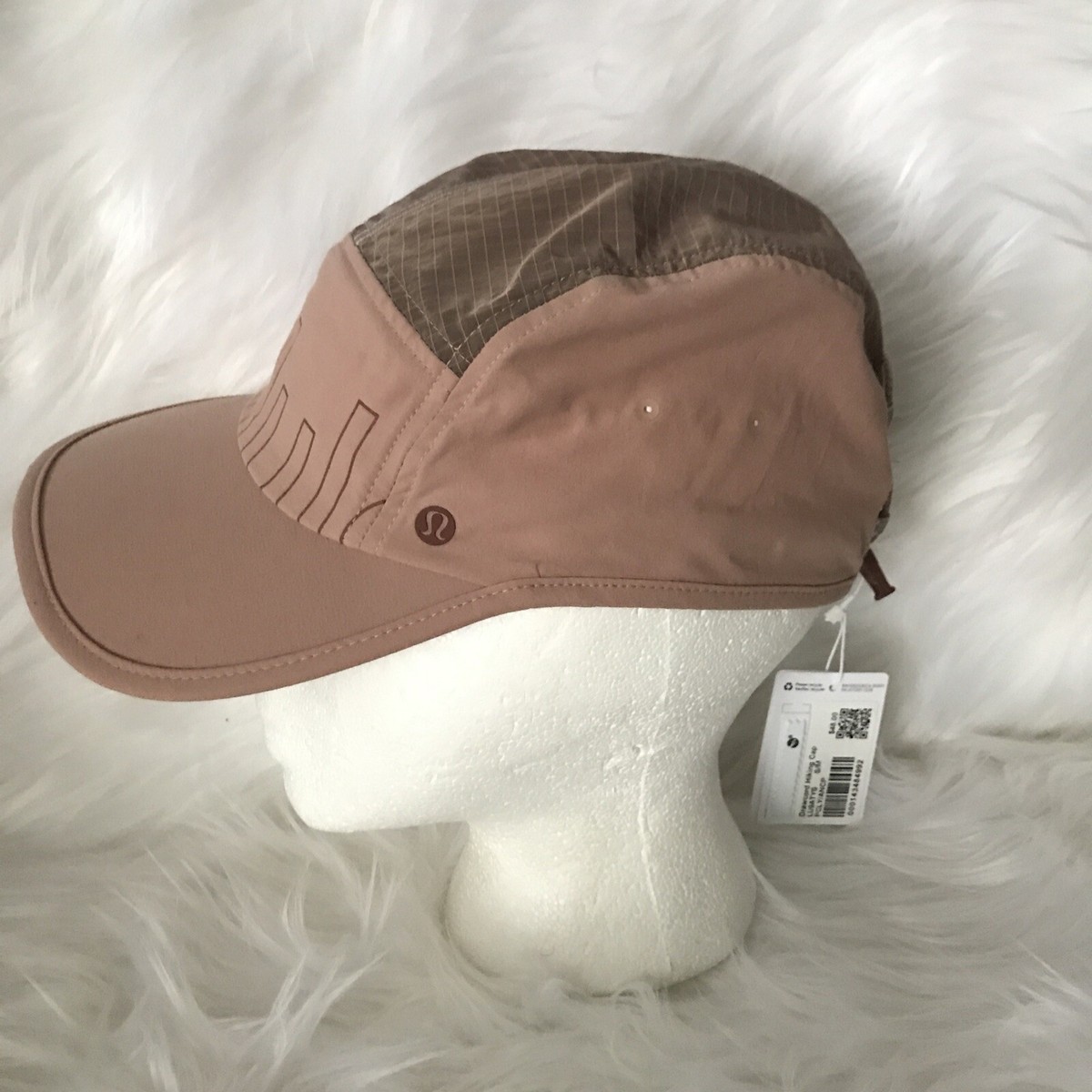 NEW $48 Lululemon Drawcord Hiking Cap Womens S/M Pink/Clay 