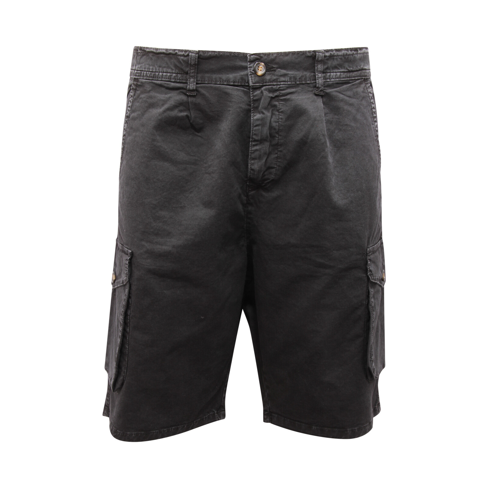 6326AV МУЖСКИЕ ШОРТЫ-КАРГО-БЕРМУДЫ UOMO OVER-D DELAVÈ ЧЕРНЫЕ