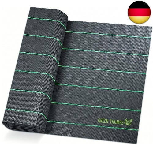 Green Thumbz Unkrautvlies Extra Stark - 1x10 m Unkrautvlies 100g/m2 - Optimales - Bild 1 von 6