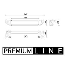 Mahle CI 620 000P Ladeluftkühler für Opel Astra K Astra K Sports Tourer