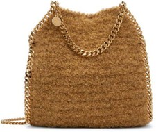 New  Stella Mccartney Falabella Mini Faux Shearling Tote 