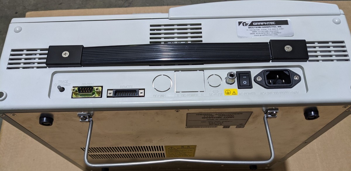 交渉可▶︎GRAPHTEC WR1000 Thermal Array Corder Graphtec ArrayCoder Thermal WR1000 | eBay