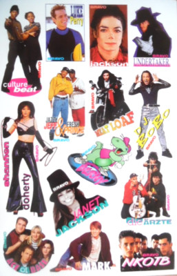 BRAVO Sticker 58 Shannen Doherty Janet Jackson Michael ÄRZTE Meat Loaf Bobo Luke