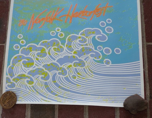 VINTAGE NORFOLK, VA 1980 HARBORFEST POSTER 30 1/2 X20 - Picture 4 of 16