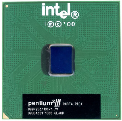 PROZESSOR Intel Pentium III 800MHz SL4CD CPU Socket 370 Coppermine 256KB CACHE