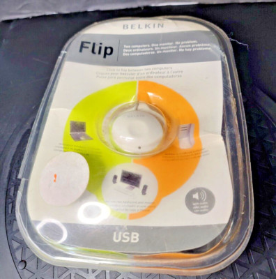 Belkin Blkf1dg102utt Flip USB With Audio KVM Switch