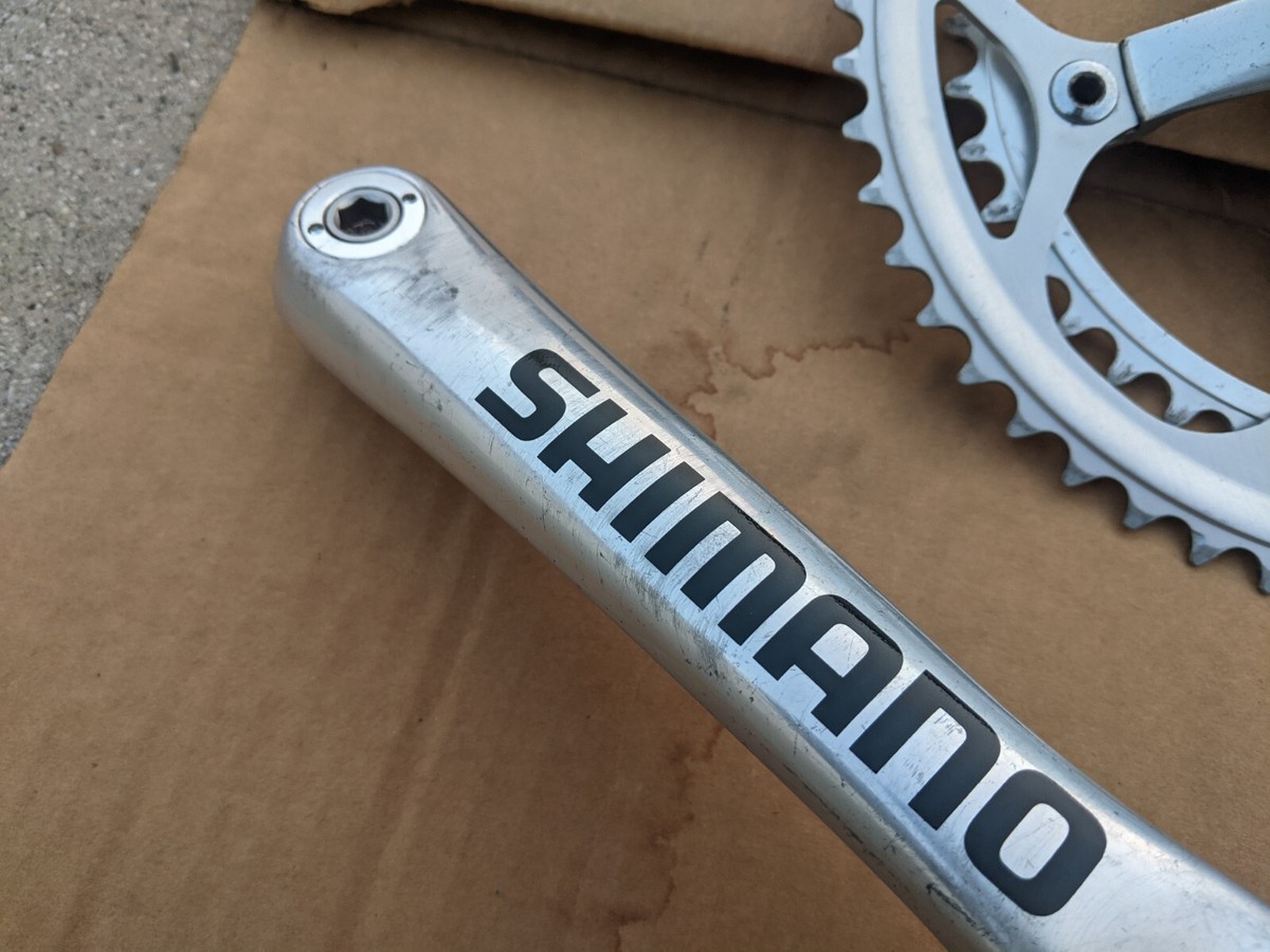 SHIMANO Dura Ace FC-7701 130 BCD 53/42T Crankset 172.5 Retro SHIMANO Dura Ace FC-7701 130 BCD 53/42T Crankset 172.5 Retro