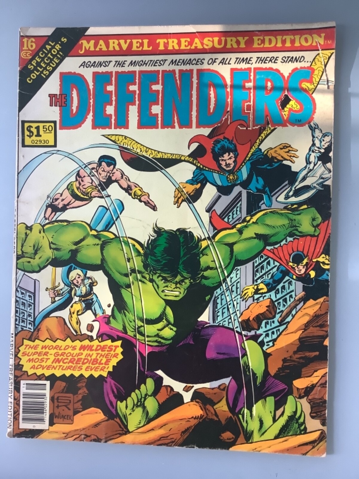 Marvel Treasury Edition Volume one #16 The Defenders 1978  Collector's Issue