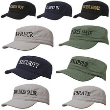 Gorra de béisbol militar sombrero de navegación patrón de vela, naufragio, pirata, marinero borracho