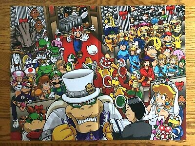 Officially Licensed Super Mario Odyssey 2-SIDED Poster Nintendo Switch  Promo Art