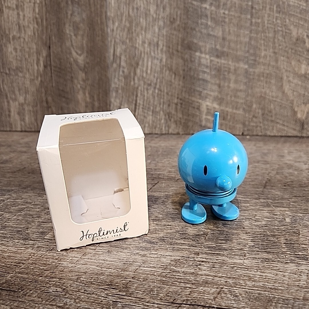 Hoptimist Danish Slinky Toy Blue Adults and Children | eBay