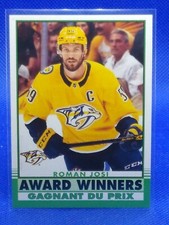 2020-21 UD Series 2 O-Pee-Chee Retro Update Award Winners #605 Roman Josi