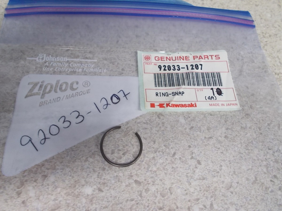 Syun　1207 NOS OEM Kawasaki Snap Ring 1985-2000 ZG1200 JT900 JT750