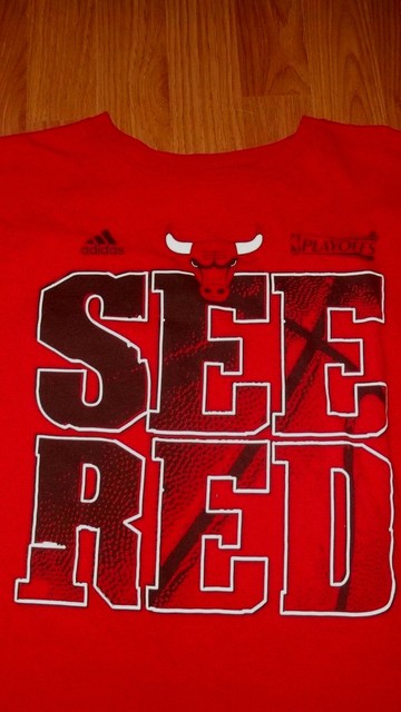 chicago bulls see red t shirt