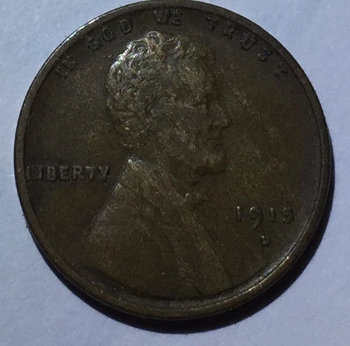 1c Lincoln  1915-D    XF        FREE SHIPPING