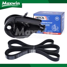 Power Steering Pump Serpentine Belt Fit Chevrolet Tahoe GMC C1500 K2500 Yukon
