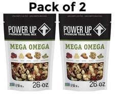 Gourmet Nut Power-Up Premium Trail Mix, Mega Omega 26 oz Each (Pack of 2) 23.60 per gallon