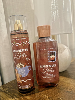 Ginger Brea Latte Bundle by Bath & Body Works  BODY LOTION & MIST NEW