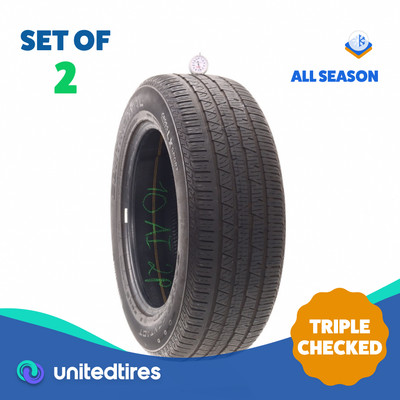 Set of (2) Used 235/60R18 Continental CrossContact LX Sport AO 103H - 6/32