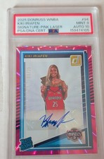 2025 Panini Donruss WNBA - RR Kiki Iriafen #94 Pink Laser Signatures /25 RC