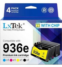 936E 936XL Ink Cartridge 4-Pack for HP OfficeJet 9120 9135e 9120e 9110 9730e