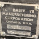Bally Classic Three Line 5 Cent Slot Machine Cabinet Bally Slot Machine — photo 1