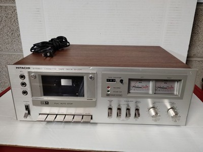 1970's Vintage Hitachi Stereo Cassette Tape Deck D - 220