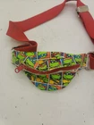 Vintage 1989 TMNT Teenage Mutant Ninja Turtles Fanny Pack ZIPPER WORKS Belt Bag