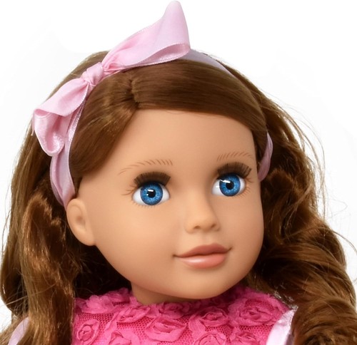 18" Girl Fashion Doll w/ Hair Styling, Pink Shoes, Clothes & Accessories - Picture 2 of 9