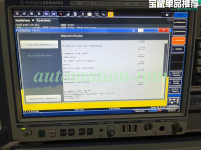 R&S FSW26 2Hz-26.5GHz Signal Analyzer Test ok