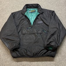 Vintage 90s Eddie Bauer EBTEK Half Zip Pullover Anorak Puffer Tech Jacket Large