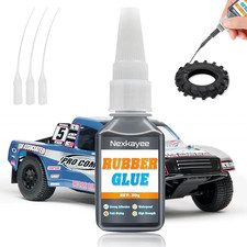 Rubber Glue 30G, Strong Flexible Adhesive for Rubber, Plastic, Leather, and Viny