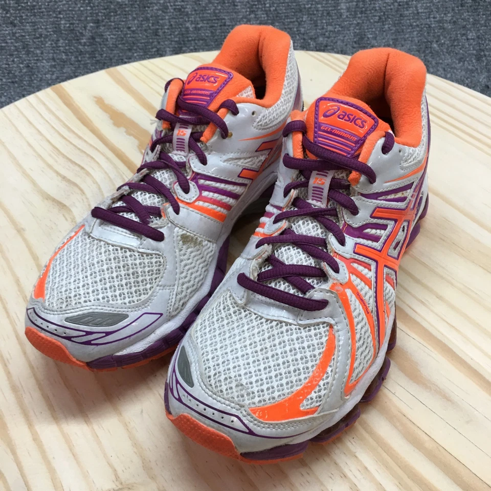 Asics Zapatos Mujer 8.5 Gel-Noosafast Tenis para Correr Multicolor Malla Bajo T307N Foto 3 de 4