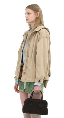 OSOI Boat Brot Bag *SUEDE MOCHA * Leather Tote Crossbody Women K