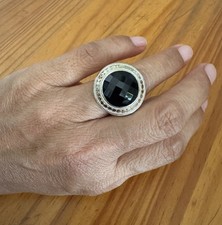 Anna Beck Sterling Silver Onyx Ring