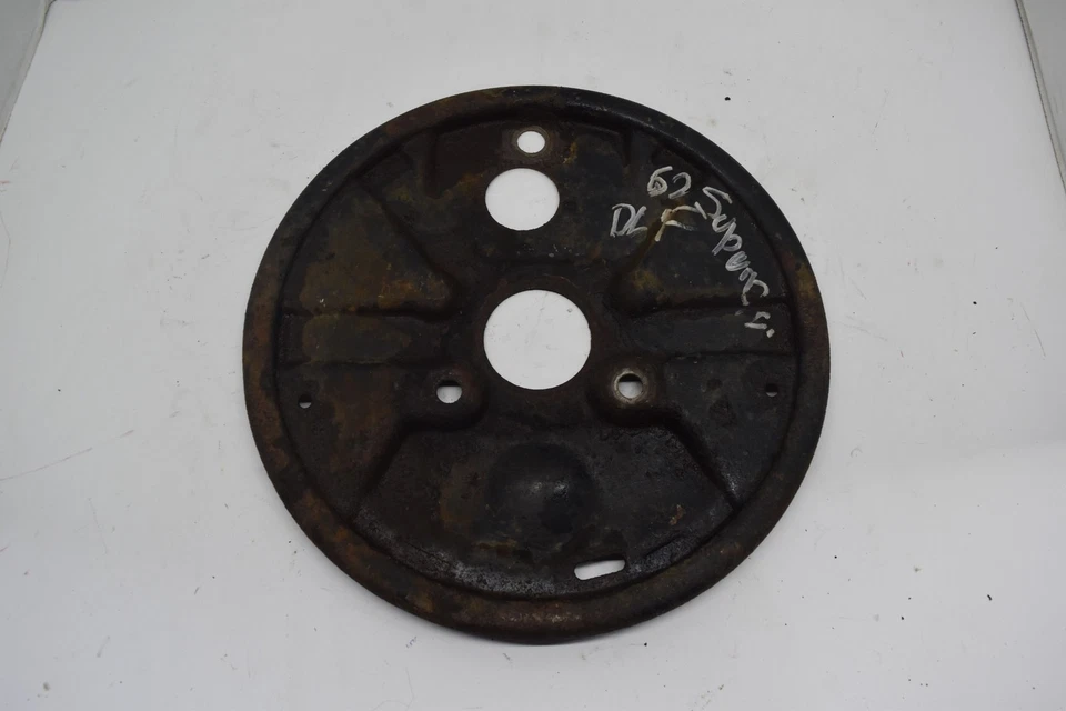 Chevrolet GMC Suburban 1960 1962 placa de respaldo de freno delantero izquierdo 60 61 62 Foto 2 de 4