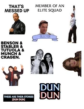Law And Order SVU TV Stickers