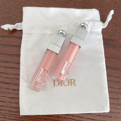 2 x Dior Addict Lip Maximizer 001 Pink 6ml Full Size / Authentic 