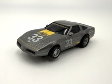 Tyco 1990 Gray Corvette Challenge 33 Slot Car