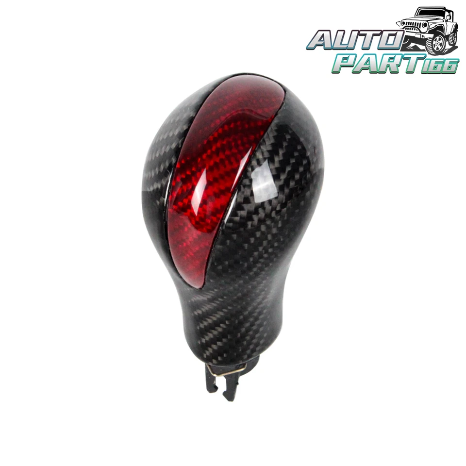 For Infiniti G25 G35 G37 FX37 QX50 QX70 Carbon Fiber Gear Shift Knob Automatic - Imagem 2 de 4